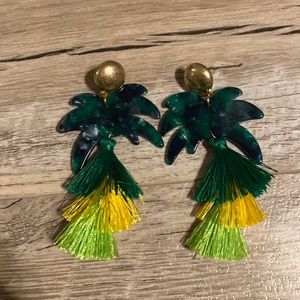 Palm tree earrings